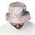 Polynesian Tribal Plumeria Lotu Tamaiti Bucket Hat Pastel Blush - Polynesian Pride