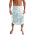 Polynesian Tribal Plumeria Lotu Tamaiti Lavalava Pastel Cyan - Polynesian Pride