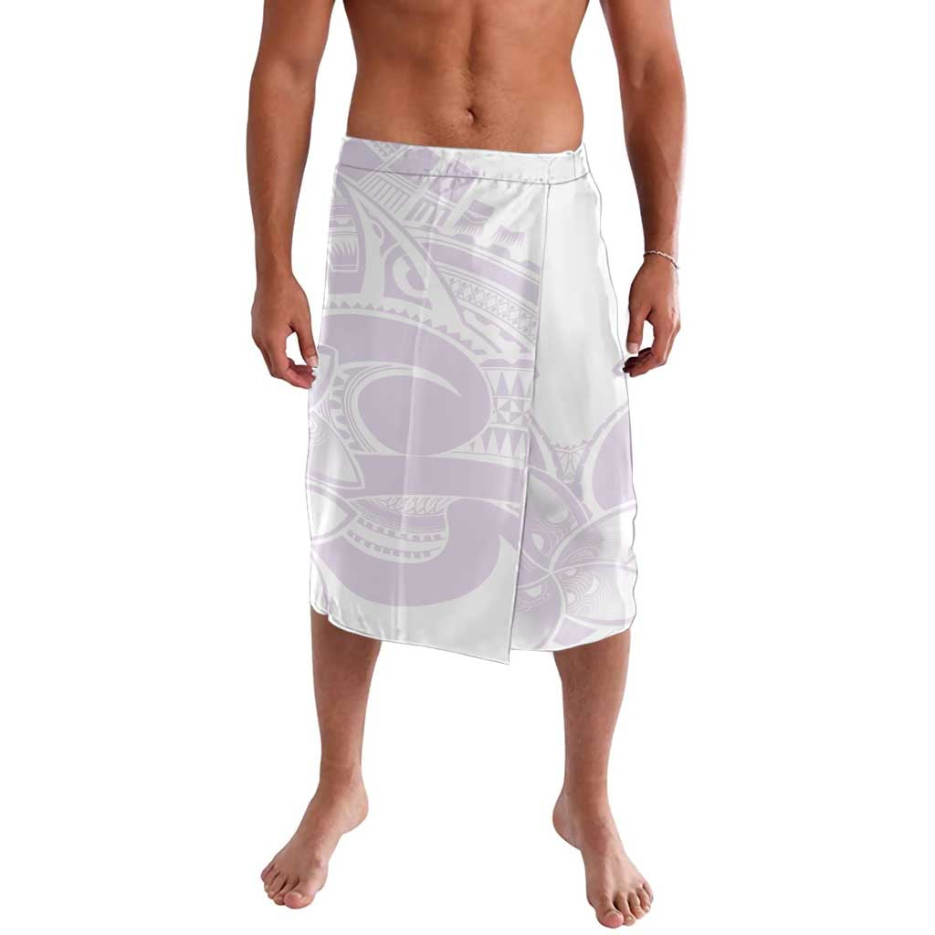 Polynesian Tribal Plumeria Lotu Tamaiti Lavalava Pastel Mauve - Polynesian Pride
