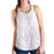 Polynesian Tribal Plumeria Lotu Tamaiti Women Racerback Tank Pastel Mauve - Polynesian Pride