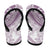Polynesian Tropical Flowers Purple Pastel Vibes Flip Flops - Polynesian Pride