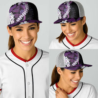 Poni Aloha Hawaii Lei Baseball Net Cap Tropical Flowers Elegant Vibe - Polynesian Pride