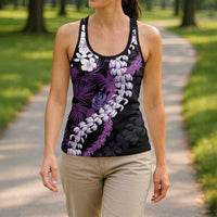 Poni Aloha Hawaii Lei Hollow Tank Top Tropical Flowers Elegant Vibe - Polynesian Pride