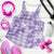 Poni Aloha Hawaii Women Racerback Tank Plumeria Lei With Palaka Motif - Polynesian Pride