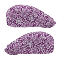 Poni Palaka Quilt Hawaii Jeff Hat Hawaiian Tropical Monstera Sea Turtle