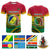 Custom Vanuatu Provinces T Shirt Coat Of Arms Mix Flag CTM14 - Polynesian Pride