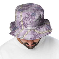 Pua Kalaunu Lei Bucket Hat Palaka Pattern