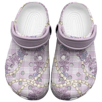Pua Kalaunu Lei Clogs Shoes Palaka Pattern