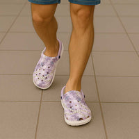 Pua Kalaunu Lei Clogs Shoes Palaka Pattern