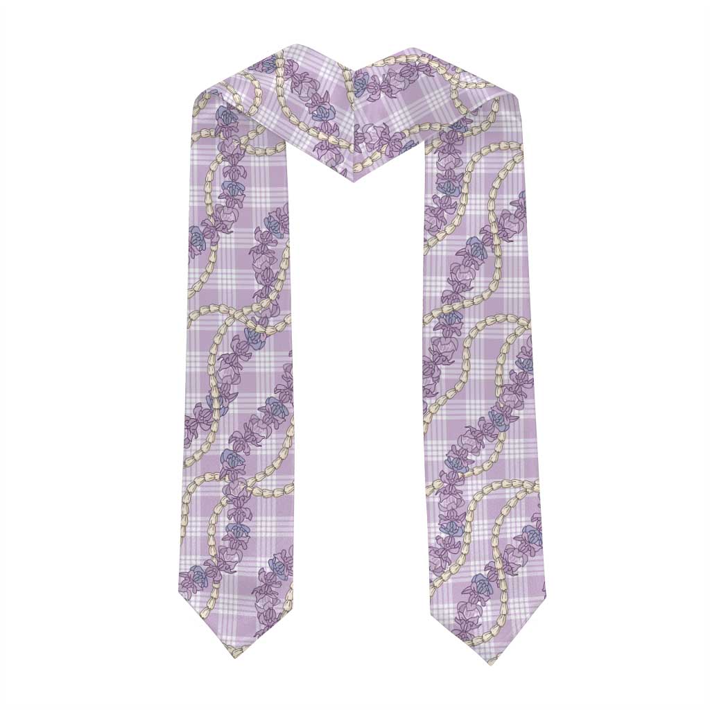 Pua Kalaunu Lei Graduation Stole Palaka Pattern