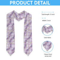 Pua Kalaunu Lei Graduation Stole Palaka Pattern