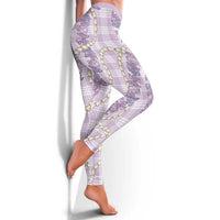 Pua Kalaunu Lei Leggings Palaka Pattern