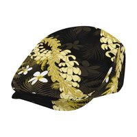 Puakenikeni Maile Lei Jeff Hat Frangipani Yellow Tropical Leaves