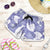 Purple Aloha Hawaii Shorts for Women Monstera Hibiscus Plumeria Seamless Vibes - Polynesian Pride