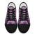 Purple Palaka Hawaii Cowboy Low Top Shoes Puakenikeni Lei Paniolo Papale Seamless Vibes - Polynesian Pride