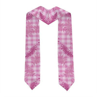 Purple Palaka Hawaii Palapalai Graduation Stole Hawaiian Fern