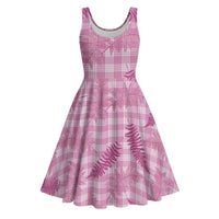 Purple Palaka Hawaii Palapalai Midi Dress Hawaiian Fern