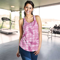 Purple Palaka Hawaii Palapalai Women Racerback Tank Hawaiian Fern