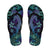 Purple Paradise Hawaiian Tribal Hammerhead Shark Flip Flops - Polynesian Pride