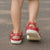Red Palaka Quilt Hawaii Clogs Shoes Traditional Hawaii-plaid Pattern - Polynesian Pride