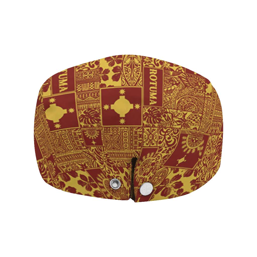 Rotuma Faiakse'ea 'e Kirisimasi Jeff Hat Pacific Patchwork Xmas Vibes - Polynesian Pride