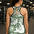 Sage Green Aloha Hawaii Hollow Tank Top Monstera Hibiscus Plumeria Seamless Vibes - Polynesian Pride