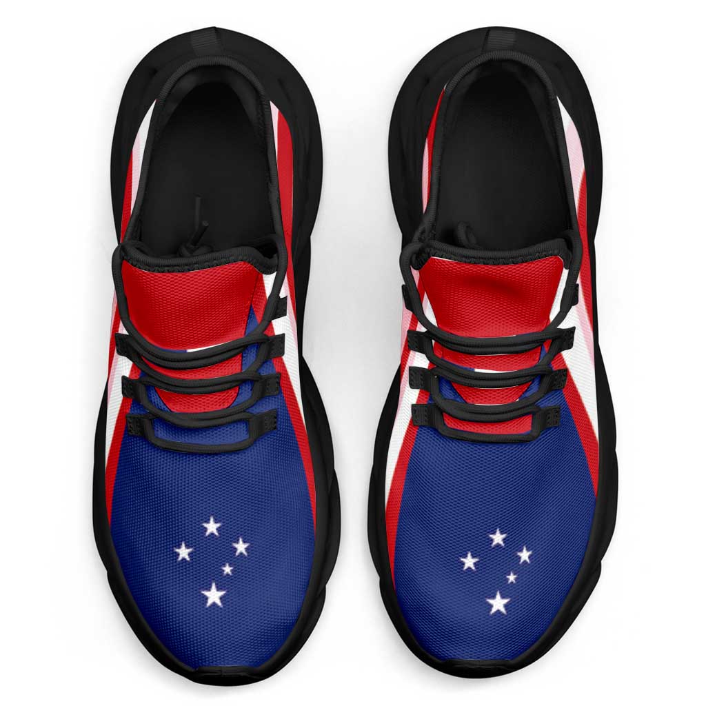 Samoa Clunky Sneakers Flag-Inspired Curve Style