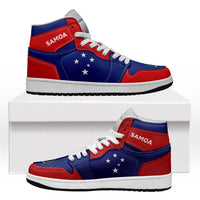 Samoa High Sneakers AJ1 Coat Of Arms Flag Inspired