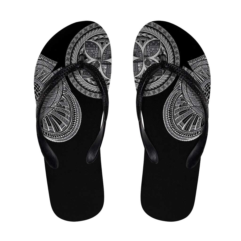 Samoa Traditional Tattoo Flip Flops Tribal Tatau Pattern
