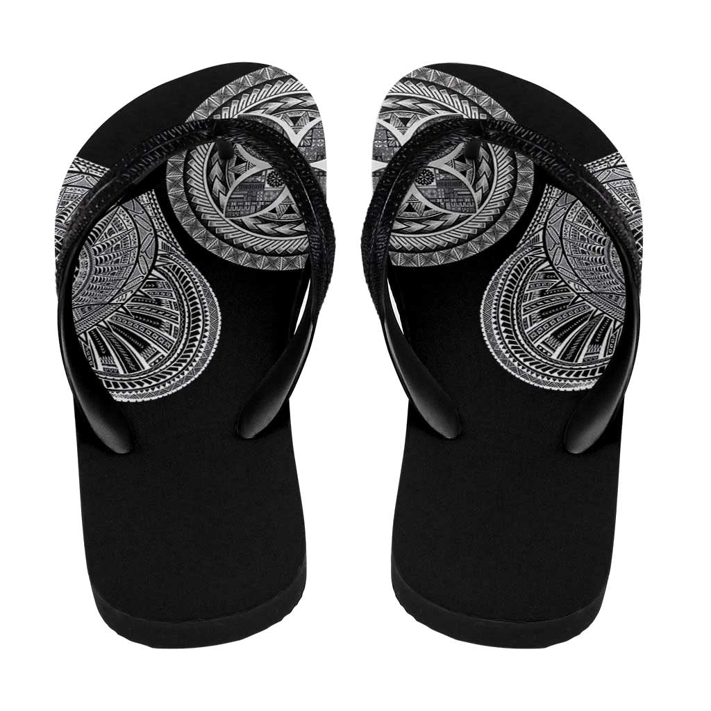 Samoa Traditional Tattoo Flip Flops Tribal Tatau Pattern