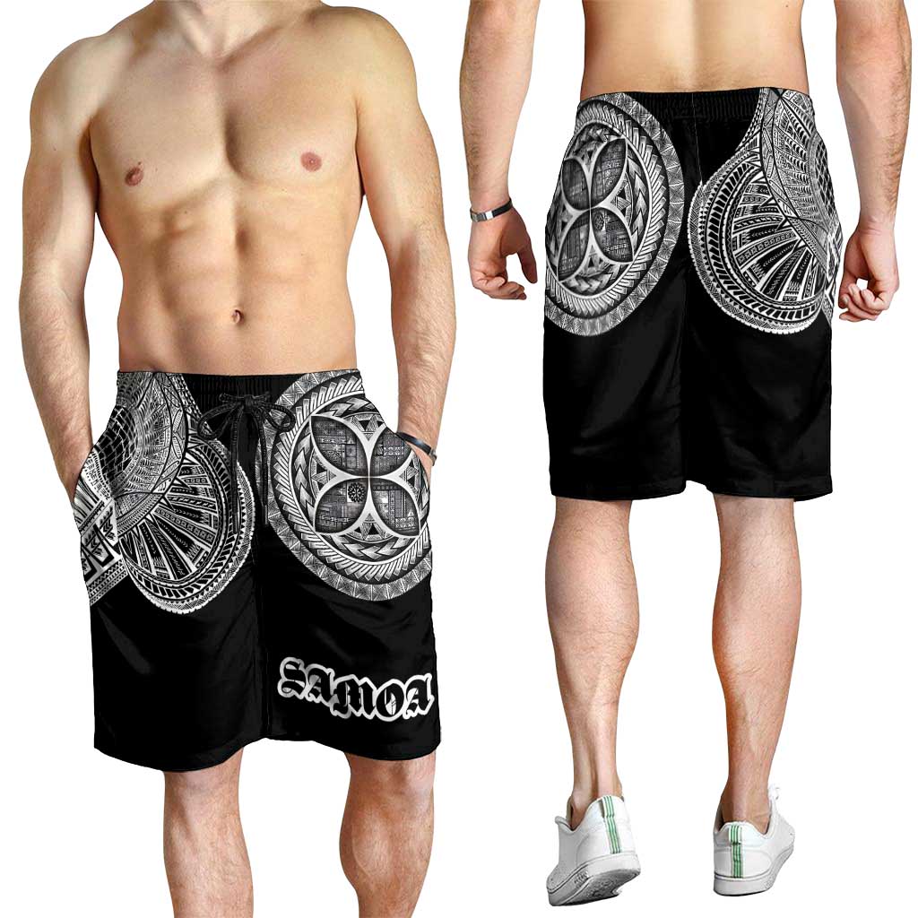 Samoa Traditional Tattoo Shorts for Men Tribal Tatau Pattern