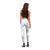 Samoa White Sunday Leggings Hibiscus Special