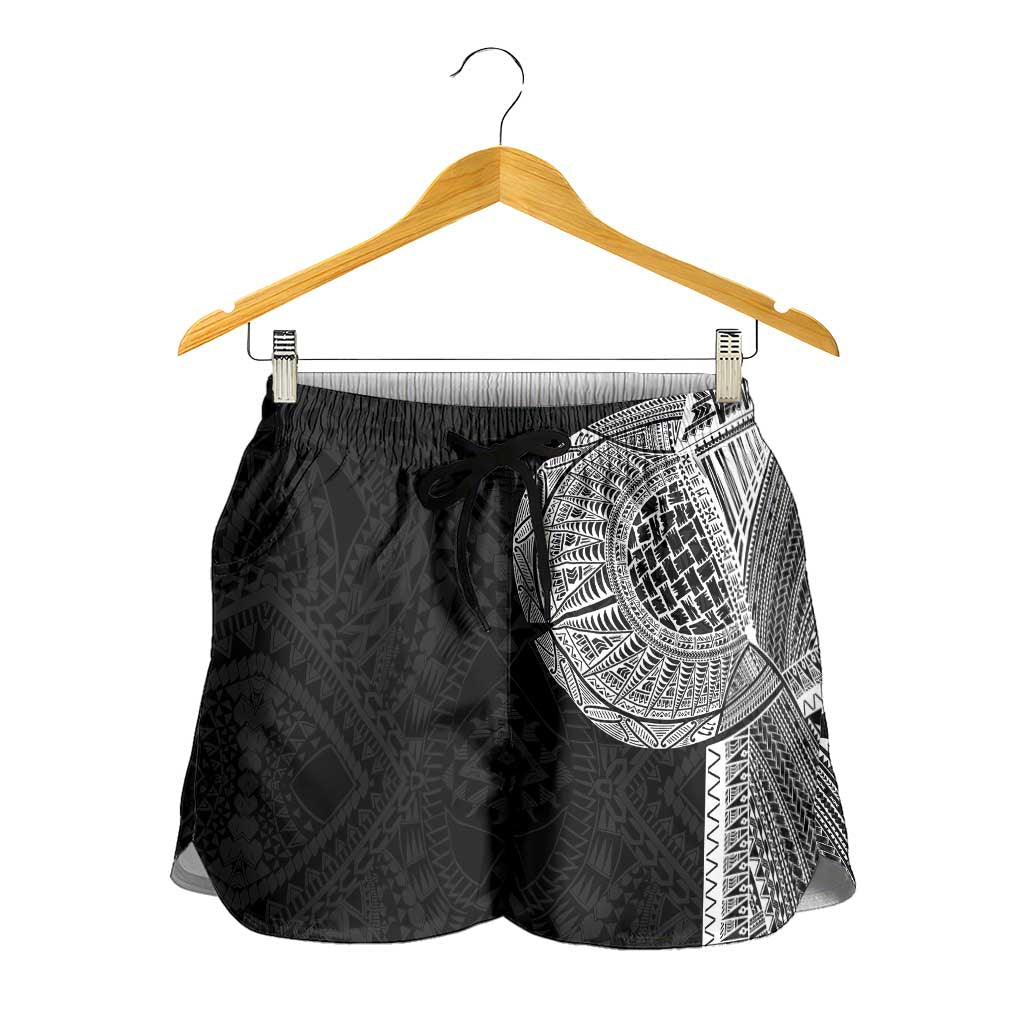 Samoan Tatau Shorts for Women Art Tribal Traditional Tattoos - Polynesian Pride