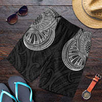Samoan Traditional Art Tattoos Shorts for Men Tatau Roman Reigns Black Color - Polynesian Pride