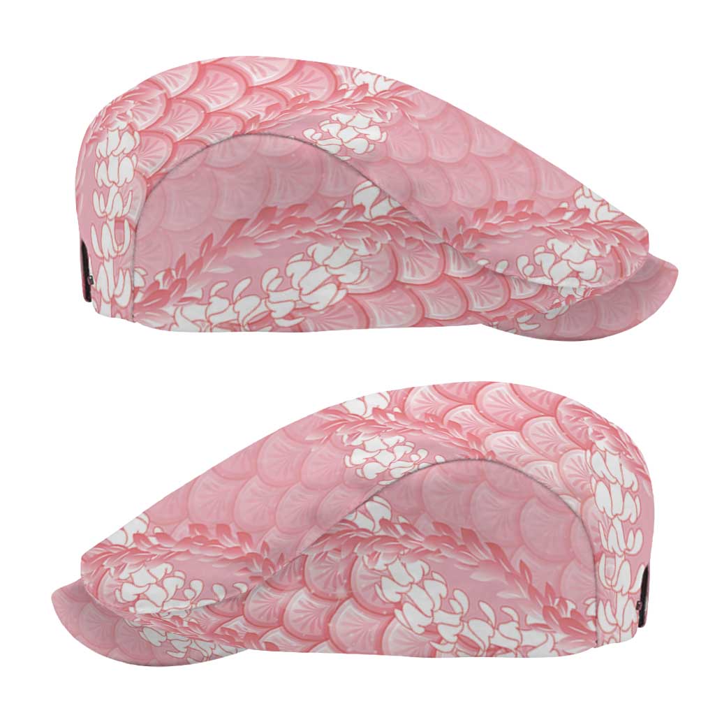 Soft Pink Mermaid Puakenikeni Maile Lei Jeff Hat