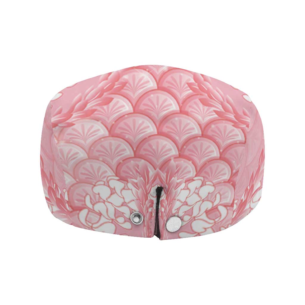Soft Pink Mermaid Puakenikeni Maile Lei Jeff Hat