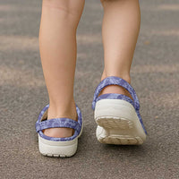 Tahiti Vareau Tiare Floral Clogs Shoes Monstera Palm Tropical Leaves - Polynesian Pride