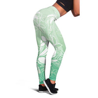 Tiare Tahiti Leggings Matcha Polynesia Motifs - Polynesian Pride