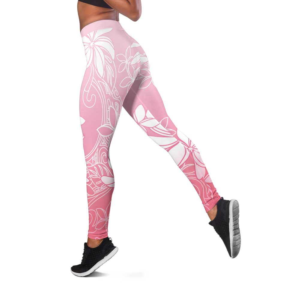 Tiare Tahiti Leggings Pink Polynesia Motifs - Polynesian Pride