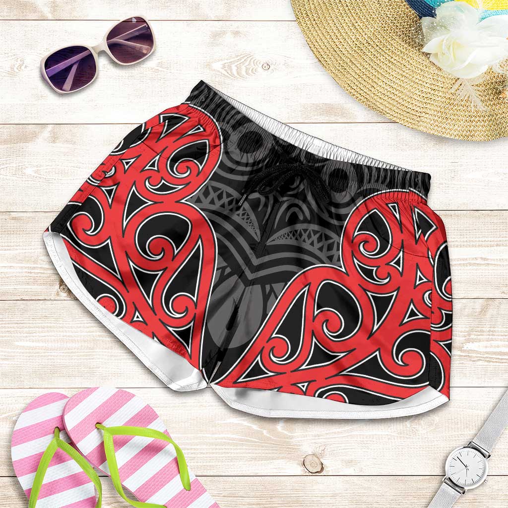 Toitu Te Tiriti 1840 Aotearoa Shorts for Women Stand Together Stand Stronger - Polynesian Pride