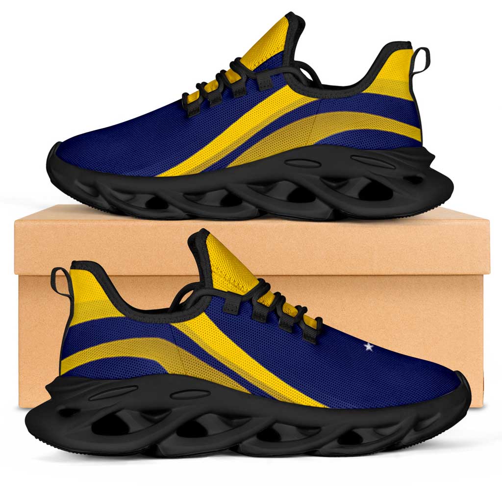 Tokelau Clunky Sneakers Flag-Inspired Curve Style