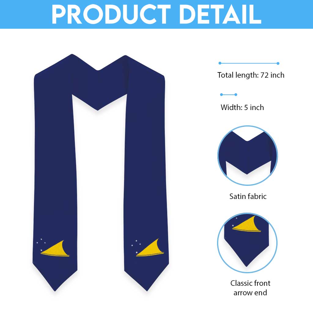 Tokelau Graduation Stole Flag Style