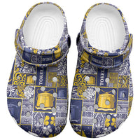Tokelau Manuia te Kilihimahi Clogs Shoes Pacific Patchwork Xmas Vibes - Polynesian Pride