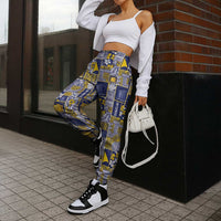 Tokelau Manuia te Kilihimahi Jogger Pants Pacific Patchwork Xmas Vibes - Polynesian Pride