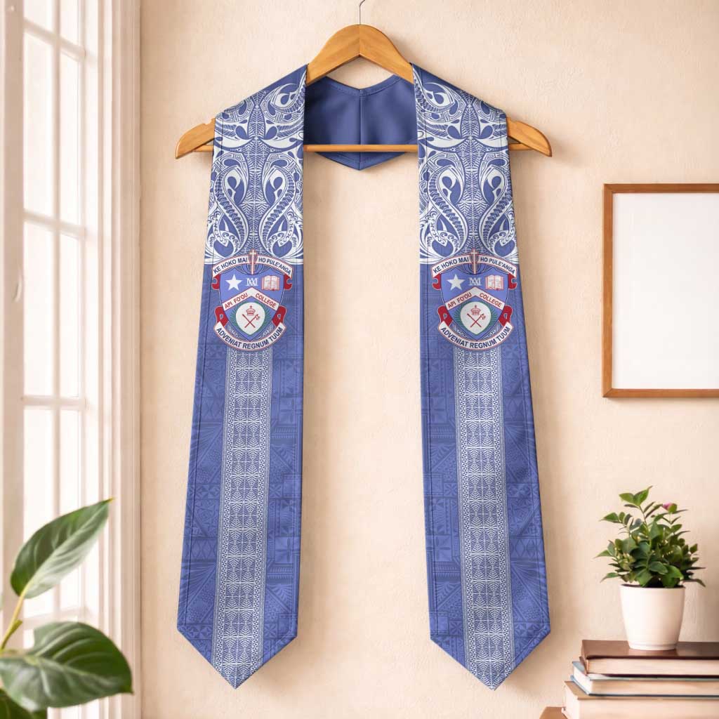 Tonga Apifoou School Graduation Stole Ngatu and Polynesian Pattern