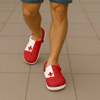 Tonga Clogs Shoes Heritage Palette Flag-Inspired - Polynesian Pride