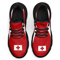 Tonga Clunky Sneakers Flag-Inspired Curve Style