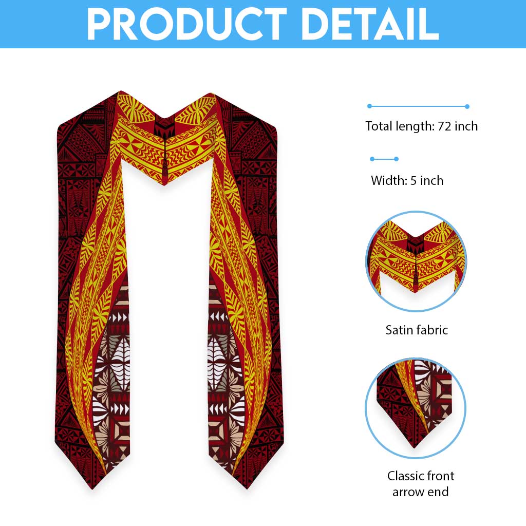 Tonga Feletoa Kupesi Fakatonga Graduation Stole