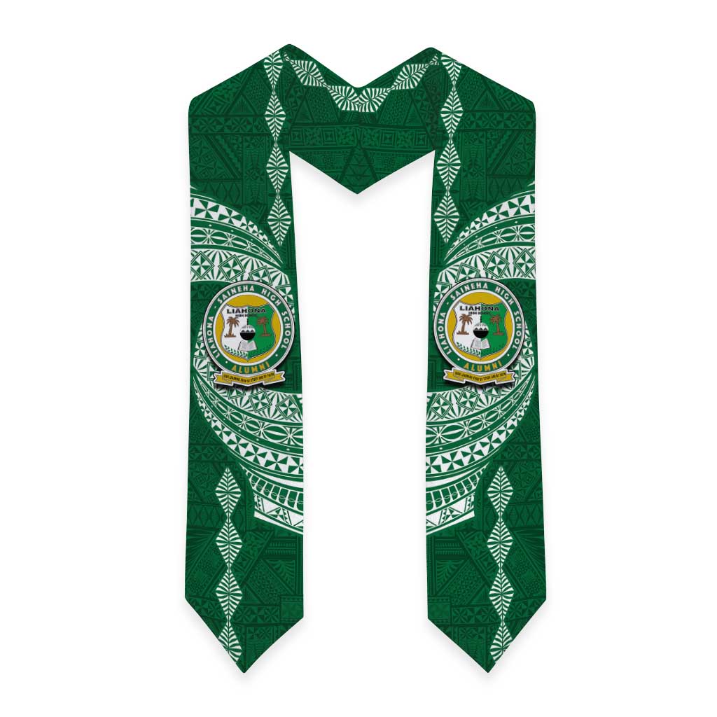 Tonga Lahaina High School Graduation Stole Traditional Ngatu and Polynesian Pattern
