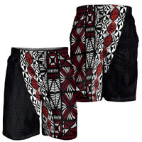 Tonga Ngatu Art Tattoo Polynesian Shorts for Men - Polynesian Pride